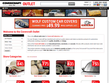 Tablet Screenshot of covercraftoutlet.com